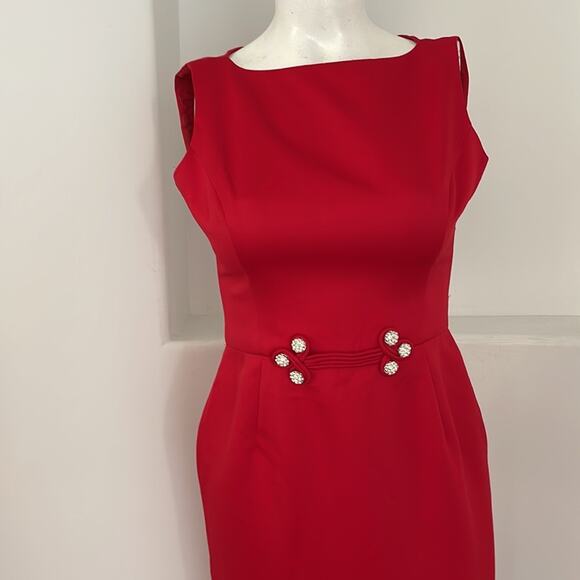 En Français By Huey Waltzer Maxi Evening Party Dress Size 14 Vintage 90s - Picture 2 of 15